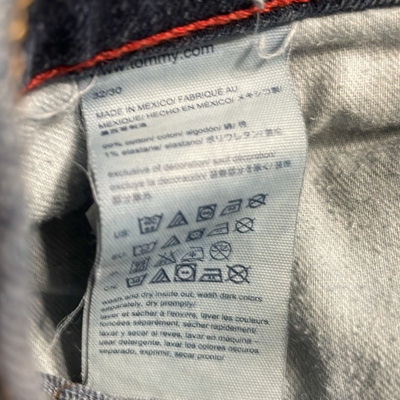 Tommy Hilfiger Men’s Slim Straight Jeans Size 32W x 30L - Picture 6 of 6